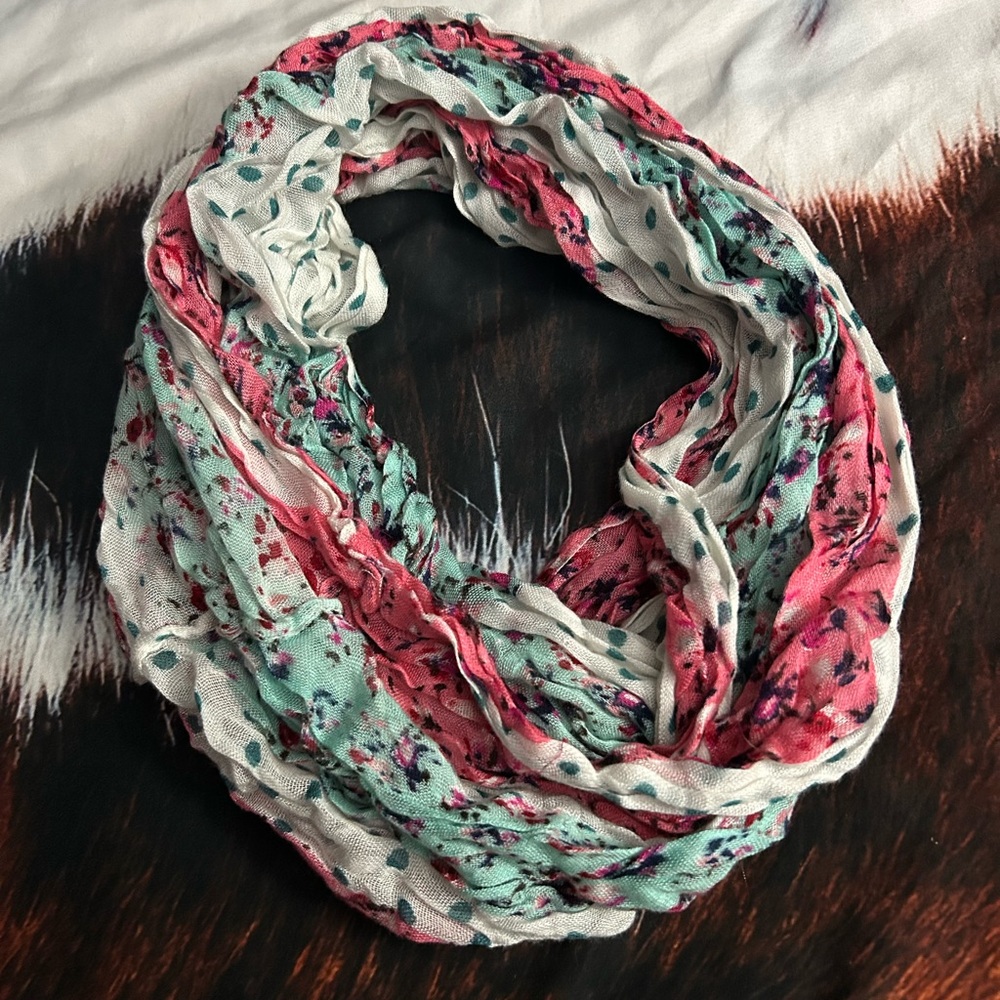 Floral Multicolor Scarf